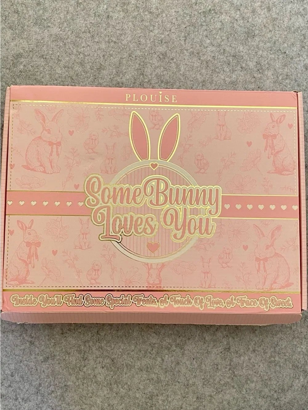 P.Louise Some Bunny Loves You Palette Book Lip Oils Bronzing Drops Gift Set NIB